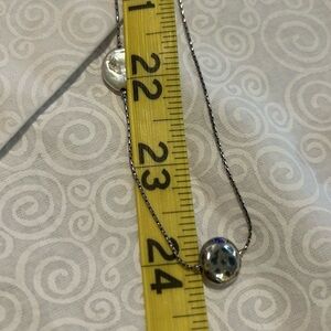 Grace & Heart sterling and pearl necklace.